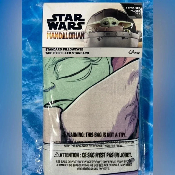 Star Wars - The Mandalorian / Baby Yoda / Grogu -  Pillowcases - BNIB 💫 - Picture 4 of 8